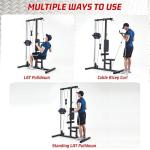 Floor Standing LAT Pulldown Machine for Home Gym