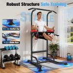 Adjustable Free Standing Pull Up Bar Station