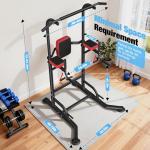 Adjustable Free Standing Pull Up Bar Station