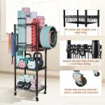 FUTASSI S1 Workout Equipment Organizer with Wheels