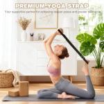 YIGUO Eco-Friendly Cork Yoga Blocks with Strap