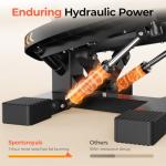 Sportsroyals Resistance Stair Stepper with Handlebar