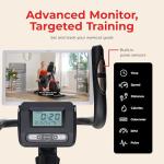 Sunny Health Smart Recumbent Bike with Bands