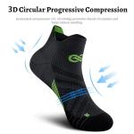 Ankle Compression Socks for Men and Women – 6 Pairs