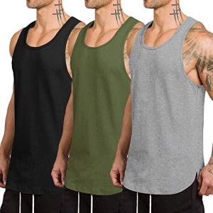 Men's 3-Pack Quick-Dry Workout Tank Tops