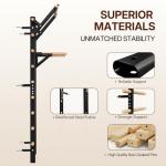 Swedish Ladder Wood Stall Bar with Pull-Up & Dip Bars