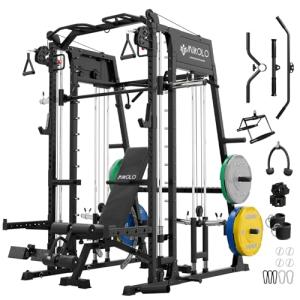 Mikolo M4 Smith Machine with Dual Pulley System
