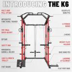 Mikolo K6 Power Cage and Cable Crossover Package