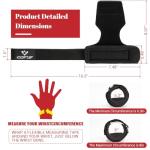 Adjustable Leather Weight Lifting Wrist Straps (Pair)