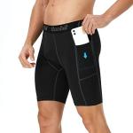 Runhit Men's Compression Shorts with Pockets - 3 Pack