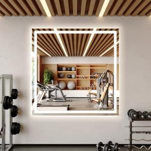 Koonmi 47"x47" LED Wall Gym Mirror