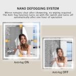 Koonmi 47"x47" LED Wall Gym Mirror