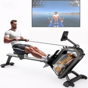 YAMO Water Rowing Machine for Home Workouts