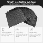 BalanceFrom 1" Thick Interlocking Foam Mat Tiles