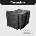 BalanceFrom 1" Thick Interlocking Foam Mat Tiles