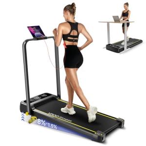YPOO Foldable Treadmill with Adjustable Incline