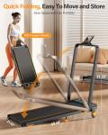 Compact Foldable Treadmill with Incline and Display