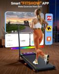 Compact Foldable Treadmill with Incline and Display