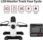 Under Desk Mini Exercise Bike with LCD Screen