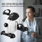 Under Desk Mini Exercise Bike with LCD Screen