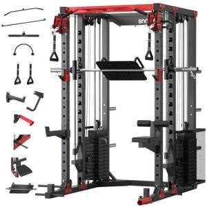SNODE ALL10 Home Gym Smith Machine & Power Rack