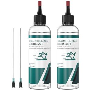 Silicone Treadmill Belt Lubricant with Applicator Tubes
