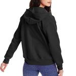 Hanes Women's EcoSmart Full-Zip Hoodie - Ebony