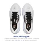 Brooks Ghost 17 Women’s Running Shoe - White/Rose Gold