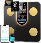 RunStar Scale for Body Weight, Smart Scale with 8-in-1 VA Display, High Precision Bathroom Digital Scale for Body Weight Heart Rate BMI Body Fat 22 Body Composition Sync APP, FSA&HSA Eligible