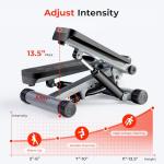 Sunny Health Mini Stepper with Resistance Bands