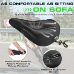 Zacro Gel Bike Seat Cushion for Ultimate Comfort
