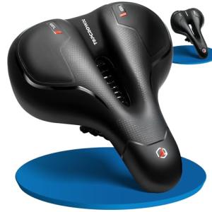 Comfortable Waterproof Bike Seat with Shock Absorption