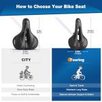 Comfortable Waterproof Bike Seat with Shock Absorption