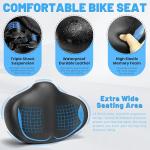 Oversized Comfort Bike Seat for Men and Women