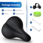 Xmifer Comfortable Oversized Bike Seat with Memory Foam