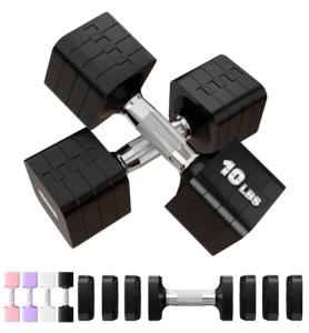 Adjustable 20LBS Dumbbell Set for Home Workouts