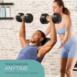 LifePro Adjustable Dumbbell Set – 5-25 lbs for Home