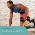 LifePro Adjustable Dumbbell Set – 5-25 lbs for Home