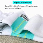 Women's Cushioned Comfort Running Ankle Socks - 5 Pairs