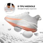 Women's Comfortable Breathable Athletic Sneakers - Beige