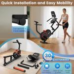 Adjustable Recumbent Exercise Bike for Home Use