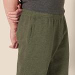 Cozy Olive Fleece Joggers for Home Workouts