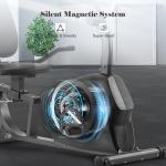 Recumbent Exercise Bike with Heart Rate Monitor