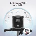 Recumbent Exercise Bike with Heart Rate Monitor