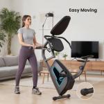 Recumbent Exercise Bike with Heart Rate Monitor