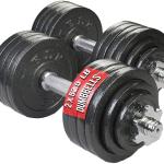 TELK Adjustable Dumbbells (52.5lb x 2) Set