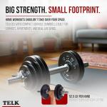 TELK Adjustable Dumbbells (52.5lb x 2) Set