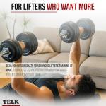 TELK Adjustable Dumbbells (52.5lb x 2) Set