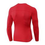 Men's Long Sleeve Compression Workout Shirt - Red