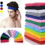 Yeshan 12 Pack Stretchy Athletic Sweatbands